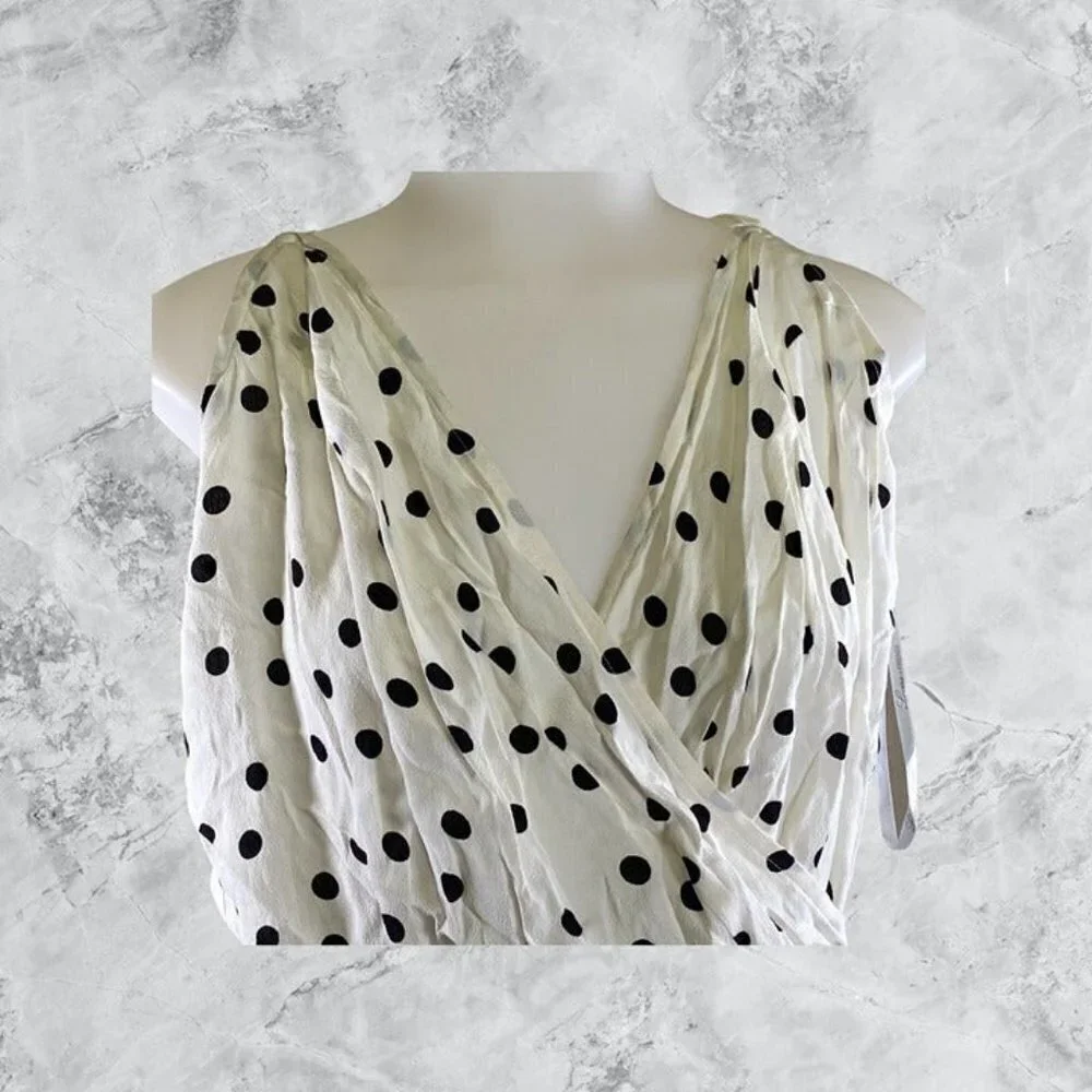 Lovers and Friends Evan Cami Bodysuit - Ivory & Black